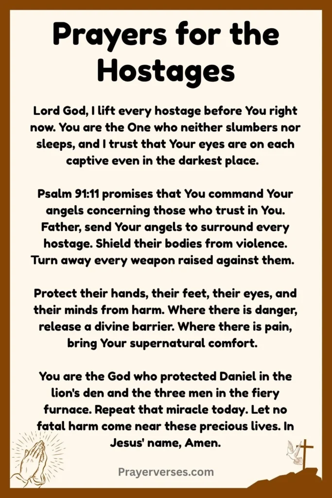 Powerful Prayers for the Hostages