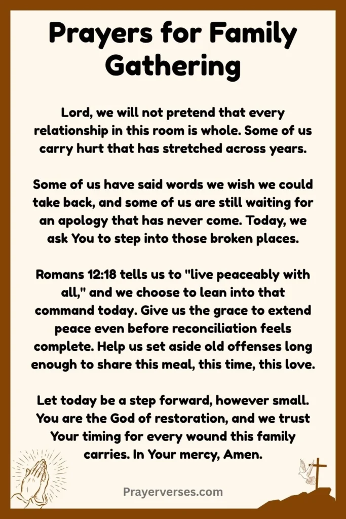 Prayers for Family Gathering