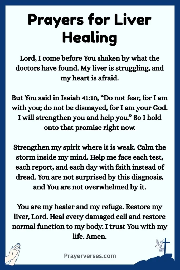 Faithful Prayers for Liver Healing