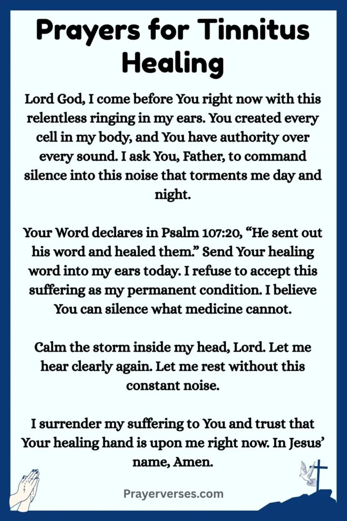 Powerful Prayers for Tinnitus Healing