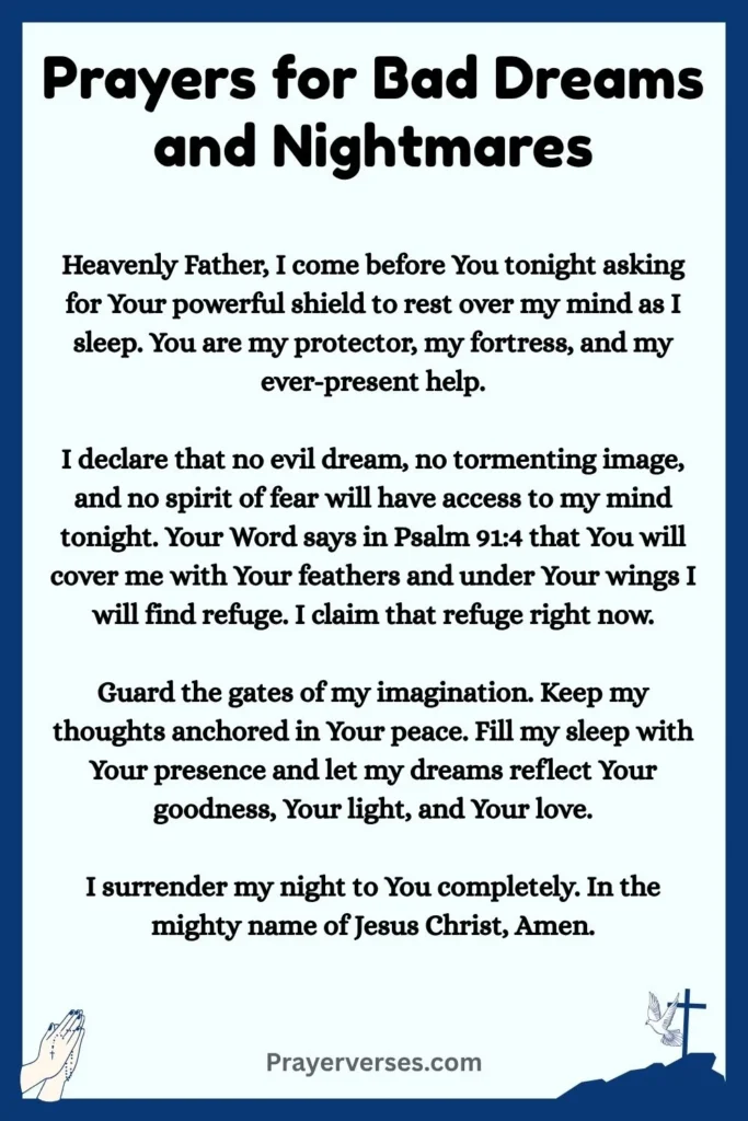 Prayers for Bad Dreams and Nightmares